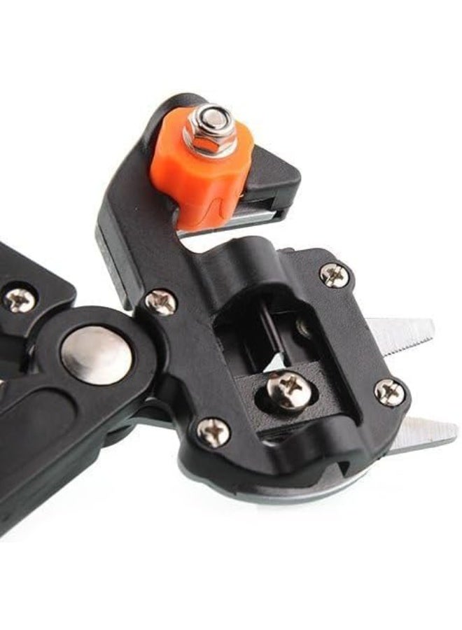 ماى سوق مقص تطعيم الأشجار الاحترافي 2 في 1 - أداة تقليم يدوية مع 3 شفرات فولاذية (U/V/Ω) - Image 3